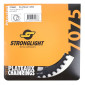 PLATEAU GRAVEL 4BRA D.110POUR SHIMANO GRX FC-RX600-RX610-RX810-RX820 STRONGLIGHT MONO ALU NOIR 38DTS - EPAISSEUR 3mm 10/11/12V. 3700223725366