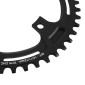 PLATEAU GRAVEL 4BRA D.110POUR SHIMANO GRX FC-RX600-RX610-RX810-RX820 STRONGLIGHT MONO ALU NOIR 46DTS - EPAISSEUR 3mm 10/11/12V. 3700223725403
