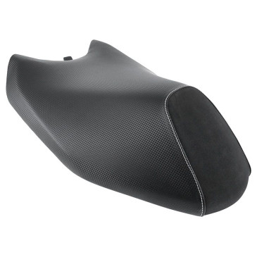 SELLE SCOOT ADAPTABLE POUR NITRO 2013> / YAMAHA 50 AEROX 2013> NOIR/CARBONE (OEM: 1PH-F4732-00) -SELECTION P2R- 3700948308554