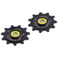 GALET DERAILLEUR ROUTE TRIPEAK 11-11 DENTS CERAMIQUE 12V. SHIMANO DURA-ACE R9200 / ULTEGRA R8100 / 105 R7100 NOIR (BLISTER DE 2) 4710243287125