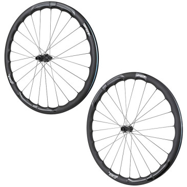 ROUES ROUTE DISQUE 700 FIR FC 38 PRO CENTERLOCK CARBONE NOIR CASSETTE SRAM XDR 12V AXE TRAVERSANT 12/100 ET 12/142 HAUTEUR/PROFIL 38 mm (PAIRE) - TUBELESS READY 8013271363110