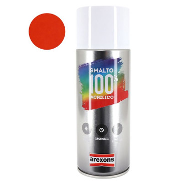 BOMBE DE PEINTURE AREXONS ACRYLIQUE 100 ORANGE PUR BRILLANT AEROSOL 400 ml (3598) 8002565035987