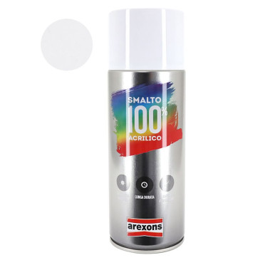 BOMBE DE PEINTURE AREXONS ACRYLIQUE 100 BLANC ELECTRO AEROSOL 400 ml (3596) 8002565035963