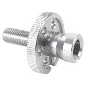 VIS CREUSE TENDEUR DE CABLE MOTO DIAM M8 AVEC MOLETE ALU POUR GAINE 8,5 mm (VENDU A L'UNITE) -DOMINO ORIGINE- 8033900020214