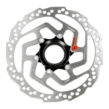 DISQUE DE FREIN VTT CENTERLOCK SHIMANO RT10 ACERA 180mm POUR PLAQUETTE RESINE AVEC CONTRE ECROU 4550170450199