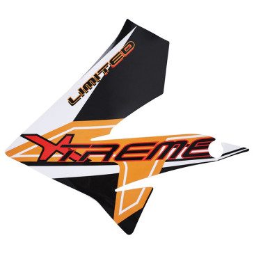AUTOCOLLANT/STICKER/DECOR "EXTREME" FLANC GAUCHE ORIGINE DERBI E2 2014-2017 -2H001421-
