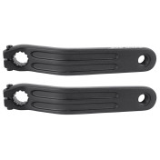 MANIVELLE DROITE + GAUCHE VTT FAT BIKE LEADER FOX BRAGA MOTEUR M500 170mm ALU NOIR 3700948297285