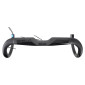 CINTRE ROUTE PRO VIBE AERO COMPACT CARBONE NOIR L 42 EXTERIEUR (AXE-AXE 42cm) POUR POTENCE 31.8mm POUR PASSAGE CABLE INTERNE (DI2) 8717009369503