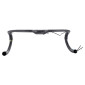 CINTRE ROUTE PRO VIBE AERO COMPACT CARBONE NOIR L 42 EXTERIEUR (AXE-AXE 42cm) POUR POTENCE 31.8mm POUR PASSAGE CABLE INTERNE (DI2) 8717009369503