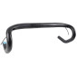CINTRE ROUTE PRO VIBE ANATOMIC CARBONE NOIR L 42 EXTERIEUR (AXE-AXE 42cm) POUR POTENCE 31.8mm POUR PASSAGE CABLE INTERNE (DI2) 8717009369695