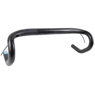 CINTRE ROUTE PRO VIBE ANATOMIC CARBONE NOIR L 42 EXTERIEUR (AXE-AXE 42cm) POUR POTENCE 31.8mm POUR PASSAGE CABLE INTERNE (DI2) 8717009369695