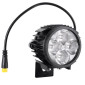 ECLAIRAGE/PHARE POUR TROTTINETTE A LED COMPATIBLE KUKIRIN G2 MASTER / SMARTGYRO RYDER NOIR -SELECTION P2R- 7427251491860