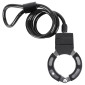 ANTIVOL VELO / TROTTINETTE CABLE A BOUCLE AVEC MENOTTE MASTERLOCK STREET CUFF DIAM 8mm L1M - LIVRE AVEC 4 CLES -NIVEAU SECURITE 6 8435764422676
