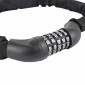 ANTIVOL VELO / TROTTINETTE CHAINE A CODE ACIER DIAM 8mm LONGUEUR 85cm NOIR - NIVEAU SECURITE 8 7427255406914