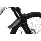 MUDGUARD FOR MTB-FRONT- 26"-27.5"-29"-27.5+ ZEFAL DEFLECTOR LITE - BLACK - FASTENING WITH RILSAN CLAMPS 3420582506009