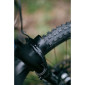 MUDGUARD FOR MTB-FRONT- 26"-27.5"-29"-27.5+ ZEFAL DEFLECTOR LITE - BLACK - FASTENING WITH RILSAN CLAMPS 3420582506009