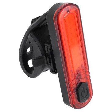 ECLAIRAGE VELO USB ARRIERE SUR TIGE DE SELLE P2R BAR NOIR 30 LUMENS (FONCTIONS FIXE, SOS ET CLIGNOTANT) - NON HOMOLOGUE - 3700948268995