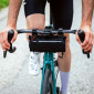 SACOCHE DE CINTRE/GUIDON VELO ZEFAL Z ADVENTURE F1 NOIR ETANCHE FIXATION AUTO-AGRIPPANTES / CLIPS (L 200 x L 90 x h 90mm - 1.2LITRES) CHARGE MAXI 2kgs 3420586602936