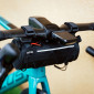 SACOCHE DE CINTRE/GUIDON VELO ZEFAL Z ADVENTURE F1 NOIR ETANCHE FIXATION AUTO-AGRIPPANTES / CLIPS (L 200 x L 90 x h 90mm - 1.2LITRES) CHARGE MAXI 2kgs 3420586602936