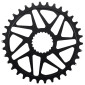 PLATEAU VTT DIRECT MOUNT POUR SHIMANO FC-M6100/M6120/M6130/FC-M7100/M7120/M7130/FC-M8100/M8120/M8130 STRONGLIGHT MONO ALU NOIR 34DTS - EPAISSEUR 3mm 12V. 3700223723072