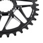 PLATEAU VTT DIRECT MOUNT POUR SHIMANO FC-M6100/M6120/M6130/FC-M7100/M7120/M7130/FC-M8100/M8120/M8130 STRONGLIGHT MONO ALU NOIR 34DTS - EPAISSEUR 3mm 12V. 3700223723072