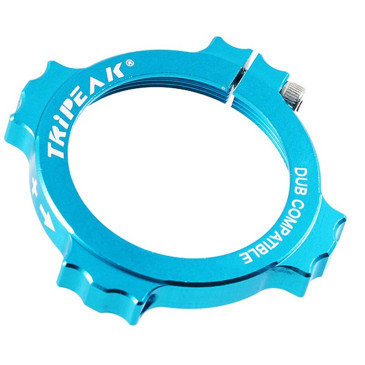 ECROU/BAGUE REGLAGE PRE-CONTRAINTE DE PEDALIER TRIPEAK POUR SRAM DUB BLEU CLAIR 4710243287729