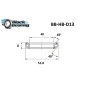 ROULEMENT JEU DE DIRECTION BLACKBEARING D13 - 40 x 51.8 x 8 mm 45/45° 3760290196827