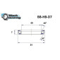 ROULEMENT JEU DE DIRECTION BLACKBEARING D7 - 40 x 51 x 7 mm 45/45° 3760290190771