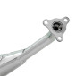 EXHAUST FOR 50CC MOTORBIKE VOCA CROSS CHROMED FOR SHERCO 50 SM-R, SE-R (LOW MOUNTING - BLACK ALUMINIUM SILENCER) 3700948229361