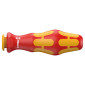 WERA VDE KOMPAKT - INSULATED HANDLE + INTERCHANGEABLE BLADES Red/yellow (SET 18 PIECES) - German tools for workshop. 4013288106599