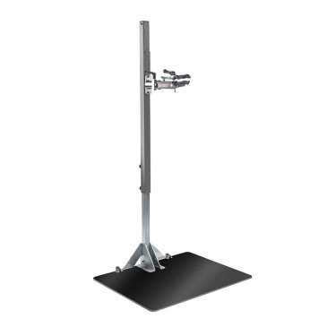 PIED D'ATELIER DE REPARATION VELO PROFESSIONNEL GIST OPUS LIFTER SUPPORTE 30KGS - AVEC PLAQUE METAL (HAUTEUR REGLABLE PAR MANIVELLE INCLUS OU VISSEUSE NON INCLUS) 8013271369136