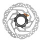 DISQUE DE FREIN VTT CENTERLOCK SHIMANO RT10 ACERA 160mm POUR PLAQUETTE RESINE AVEC CONTRE ECROU 4550170450182