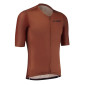 MAILLOT GIST HOMME PODIUM MANCHES COURTES ZIP TOTAL ROUGE BRIQUE XXL -5359 8013271367163