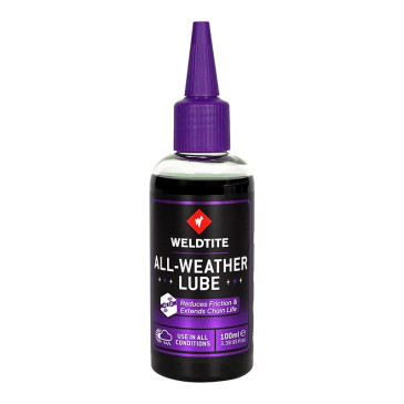 LUBRIFIANT VELO CHAINE WELDTITE ALL WEATHER TOUTES CONDITIONS (100ml) 5013863030478