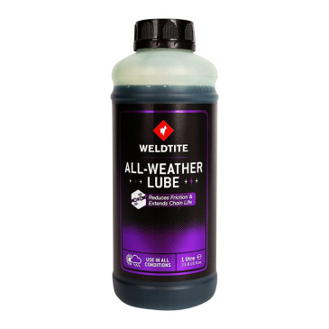 LUBRIFIANT VELO CHAINE WELDTITE TF2 ALL WEATHER PERFORMANCE TOUTES CONDITIONS AU TEFLON (1L) 5013863030485