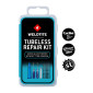 KIT REPARATION PNEU TUBELESS VTT WELDTITE PAR L'EXTERIEUR AVEC MECHES - BOITE (COLLE 5g + MARQUEUR + 5 MECHES + LIME + AIGUILLE + CUTTER) 5013863010142