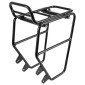 PORTE BAGAGE VELO AVANT FIXATION SUR TROUS FOURCHE NEWTON REGLABLE 24-29" POUR GRAVEL + CAGE CARGO POUR SACOCHE -poids maxi 10kgs- 3700948298992