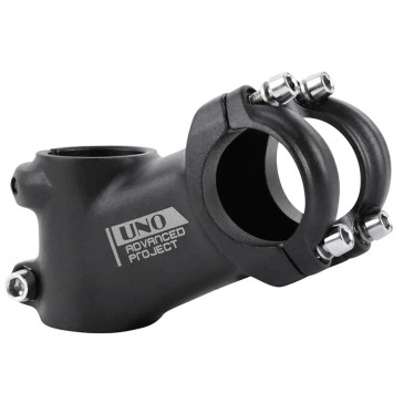 STEM FOR ROAD BIKE/MTB - BLACK ANGLE 25° 31.8 L70mm 3700948045343