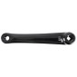MANIVELLE GAUCHE 175 NEWTON ALU FORGE ETROITE NOIR (SUR CARTE) 3700948071939