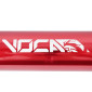 EXHAUST FOR 50cc MOTORBIKE VOCA CROSS CHROMED FOR DERBI 50 SENDA, SENDA DRD/APRILIA 50 RX, SX (TOP MOUNTING - RED ALUMINIUM SILENCER) 3700948184837