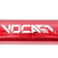 EXHAUST FOR 50cc MOTORBIKE VOCA CROSS CHROMED FOR BETA 50 RR 2012> (TOP/RIGHT MOUNTING - RED ALUMINIUM SILENCER) 3700948184844