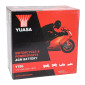 BATTERIE 12V 9 Ah YTB9 YUASA ACTIVEE EN USINE PRETE A L'EMPLOI (Lg135xL75xH140mm) 5050694049552