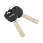 ANTIVOL VELO PLIABLE/PLIANT AUVRAY CITY LOCK 360 PRO L 120cm NOIR + SUPPORT NIVEAU SECURITE 8 /10 - HOMOLOGUE ART2 3700807710160