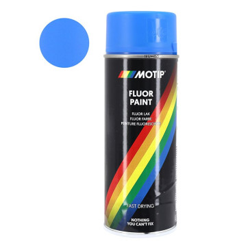 BOMBE DE PEINTURE MOTIP PRO FLUO BLEU AEROSOL 400ml (04024) 8711347040247