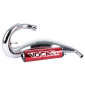 POT 50 A BOITE VOCA CROSS CHROMED POUR RIEJU 50 MRT (PASSAGE HAUT - SILENCIEUX ALU ROUGE) 3700948184820