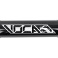 EXHAUST FOR 50cc MOTORBIKE VOCA CROSS CHROMED FOR DERBI 50 SENDA, SENDA DRD/APRILIA 50 RX, SX (TOP MOUNTING - BLACK ALUMINIUM SILENCER) 3700948184882