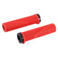 POIGNEE VTT / CITY NEWTON LOCK ON RUBBER ROUGE L130mm (PAIRE) 3700948299739