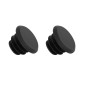 POIGNEE VTT / CITY NEWTON LOCK ON RUBBER ROUGE L130mm (PAIRE) 3700948299739