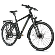 VELO MUSCULAIRE VTC 28 LEADER FOX ESPIRIT 2025 HOMME NOIR 9V CADRE ALU 17,5 POUCES (TAILLE ADULTE 168 à 178 cm) 8592826102362