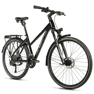 VELO MUSCULAIRE VTC 28 LEADER FOX ESPIRIT 2025 FEMME NOIR 9V CADRE ALU 20 POUCES (TAILLE ADULTE 178 à 185 cm) 8592826102843